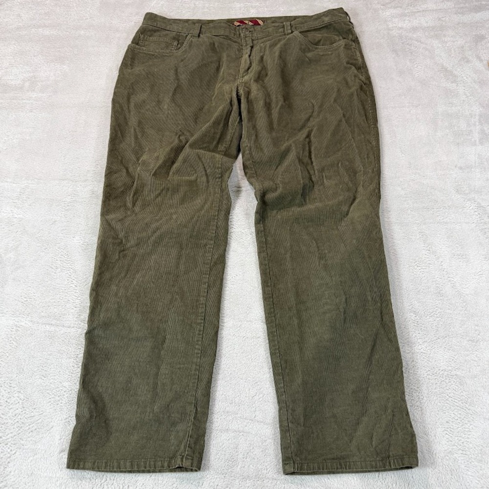 Brooks Brothers Red Fleece Mens 40x30 Pants Corduroy Greenish Brown Classic Fit
